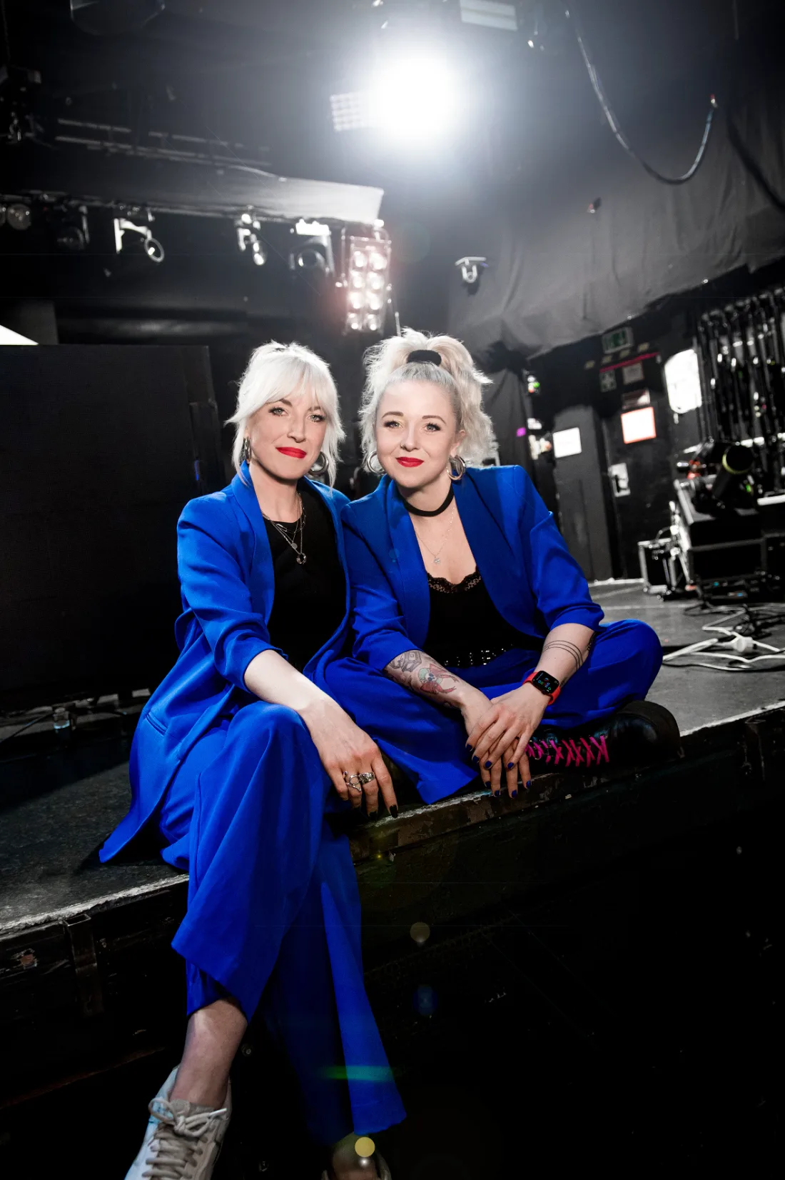 Chrissie und Franzi auf der Bühne